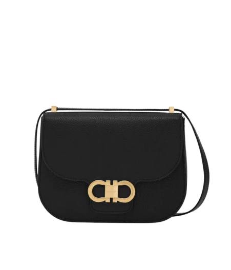 Double Gancini crossbody bag